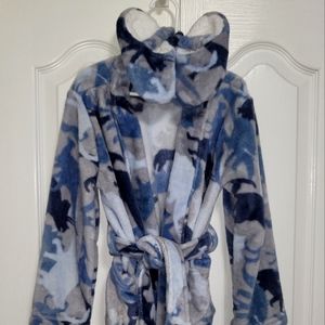 Boys matching robe and slipper set size 2T